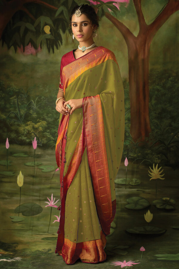 Brasso paithani silk saree 1