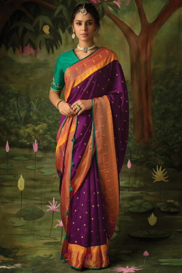 Brasso paithani silk saree 5