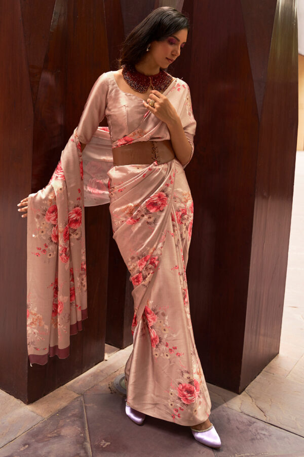 cream digital print saree 1