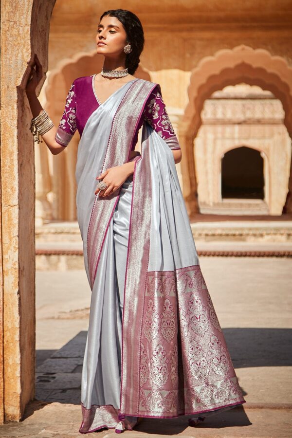 grey paithani saree 4